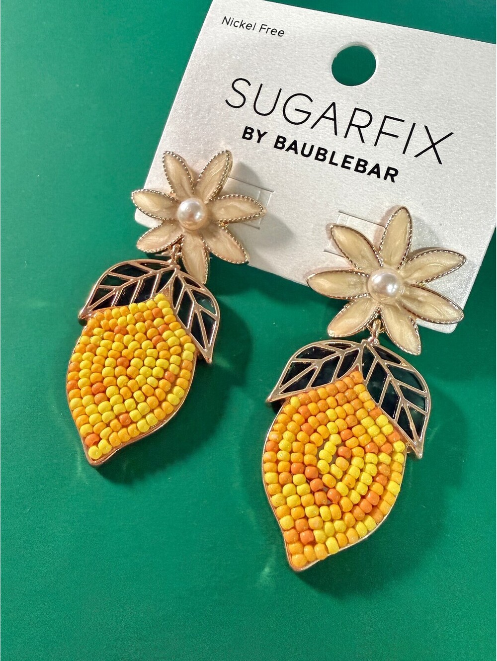 SUGARFIX by BaubleBar Lemon Earrings